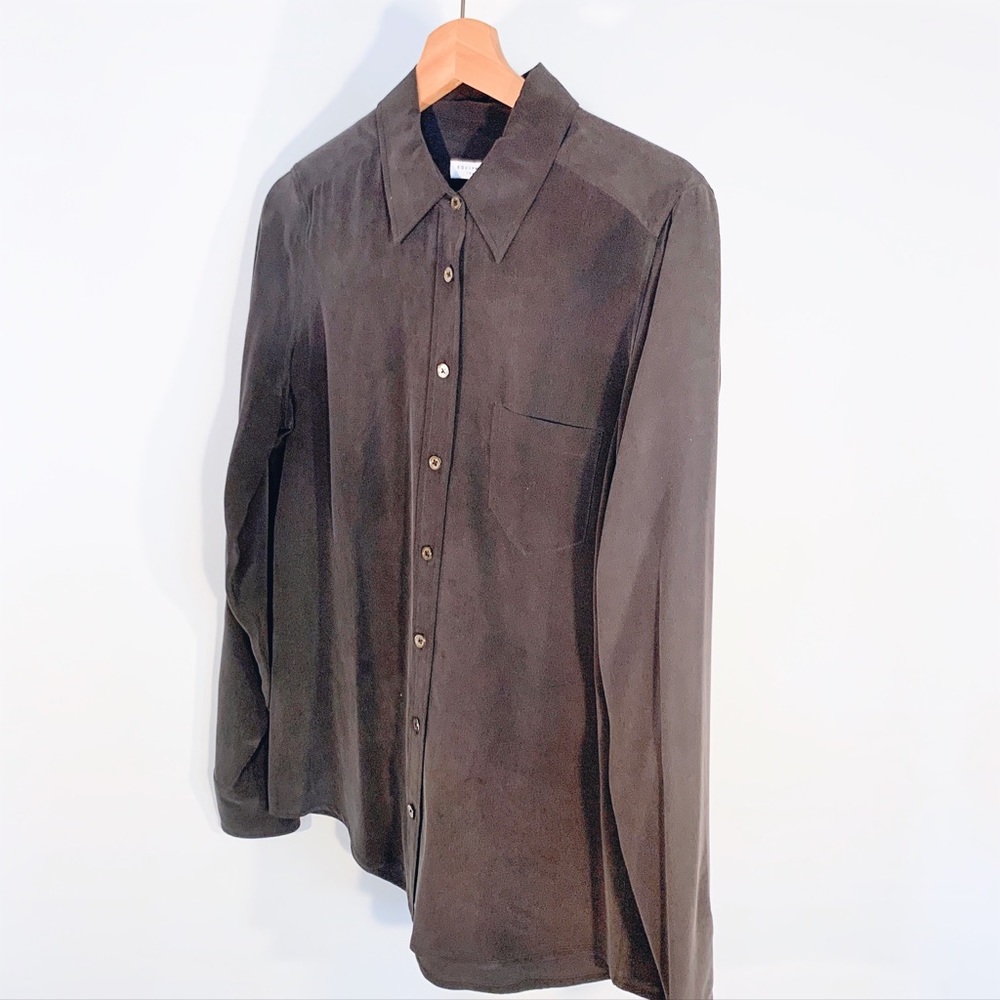 Equipment Femme Silk Blouse in Black